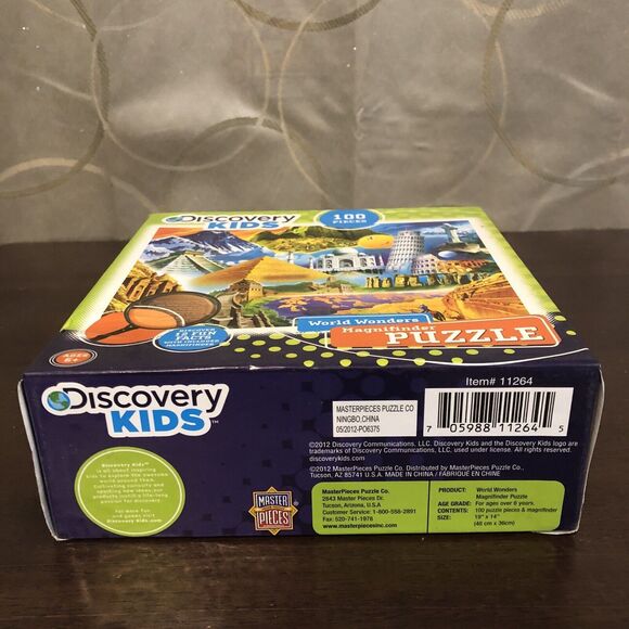 Discovery Kids World Wonders Magnifinder 100 Piece Puzzle w/ Magnifying Glass - Picture 10 of 11